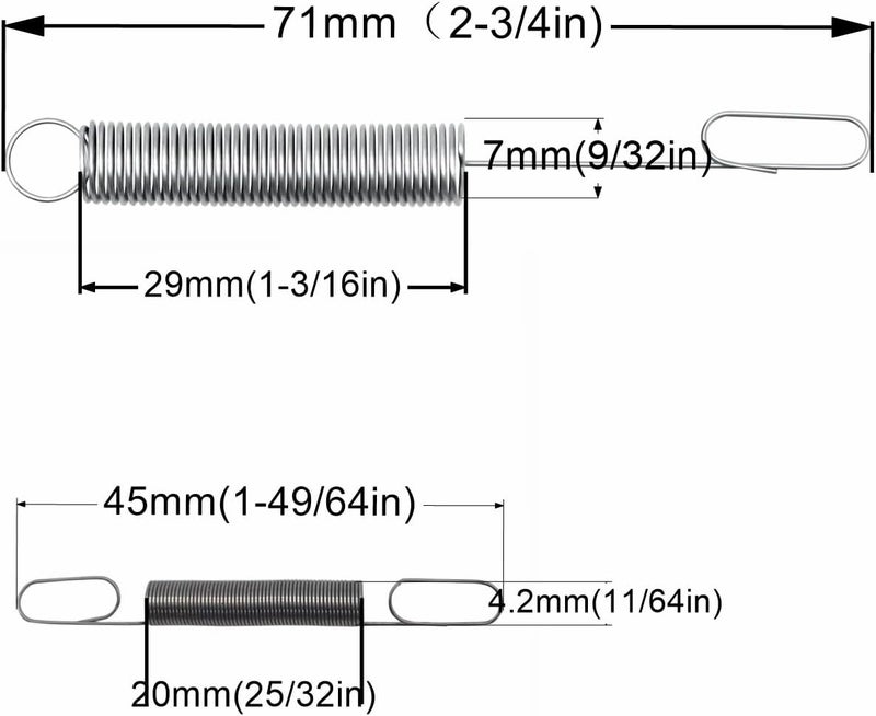 Strongthium Throttle Return Governor Spring Rod Air Vane Choke Spring Set Compatible with Briggs & Stratton Honda GX160 Lawn Mowers and Engines Predator 212cc Coleman Mini Bike Generators - Image 3